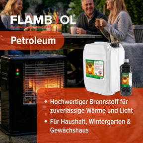 20 L FLAMBIOL® Petroleum Heizöl in Kanistern - Höfer Chemie GmbH