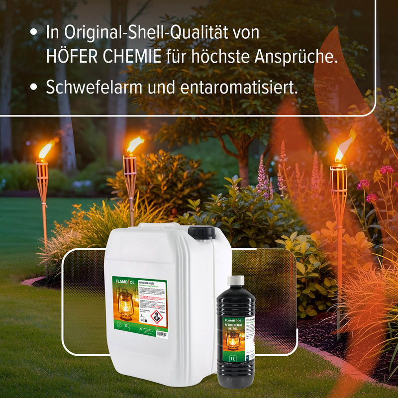 20 L FLAMBIOL® Petroleum Heizöl in Kanistern