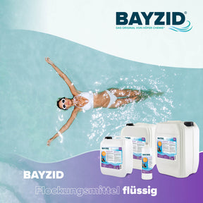 1 L BAYZID® Flockungsmittel flüssig für Pools in Flaschen - Höfer Chemie GmbH