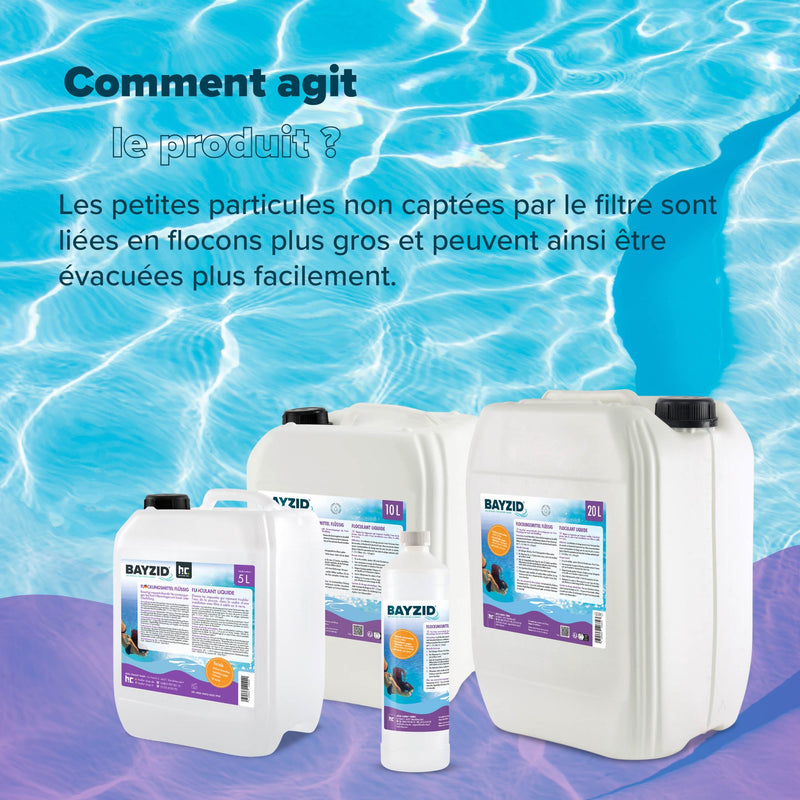 20 L BAYZID® Flockungsmittel flüssig für Pools für Kanister - Höfer Chemie GmbH