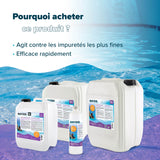 1 L BAYZID® Flockungsmittel flüssig für Pools in Flaschen - Höfer Chemie GmbH