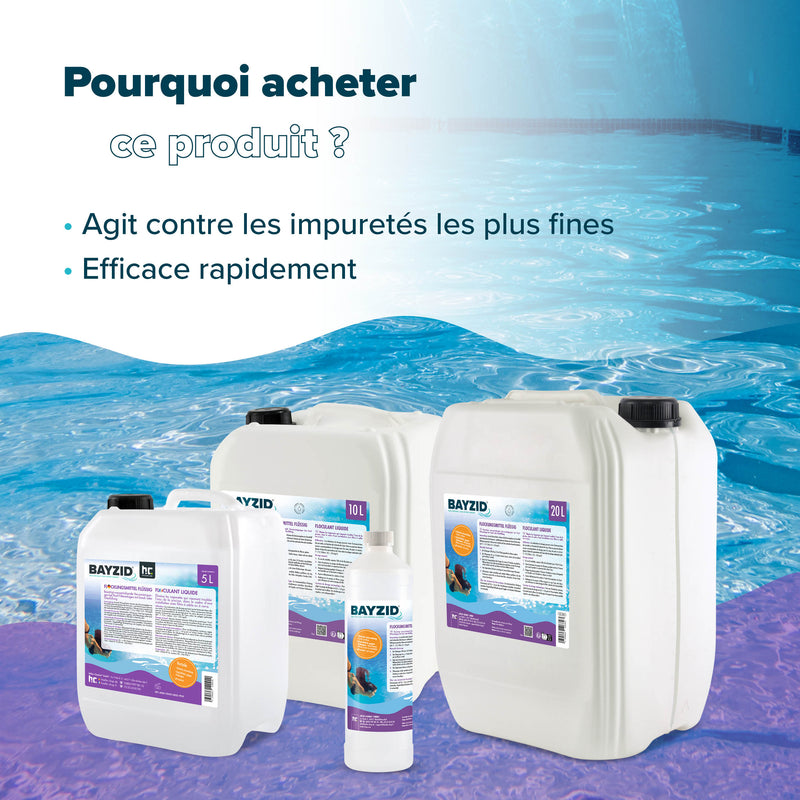 20 L BAYZID® Flockungsmittel flüssig für Pools für Kanister - Höfer Chemie GmbH
