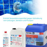 12,5 kg BAYZID® Chlor 13% flüssig für Pools in Kanister - Höfer Chemie GmbH