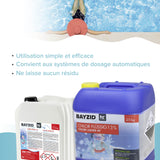 25 kg BAYZID® Chlor 13% flüssig für Pools in Kanister - Höfer Chemie GmbH