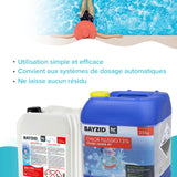 Chlore liquide 48° Bayzid® en bidon de 12,5 KG (10 L)