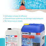 25 kg BAYZID® Chlor 13% flüssig für Pools in Kanister - Höfer Chemie GmbH