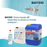 25 kg BAYZID® Chlor 13% flüssig für Pools in Kanister - Höfer Chemie GmbH