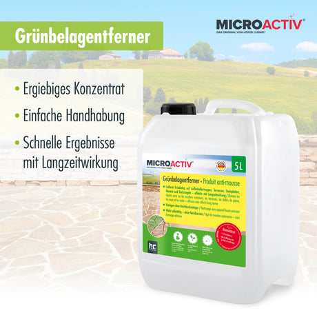 5 L MICROACTIV® Steinreiniger / Grünbelag-Entferner
