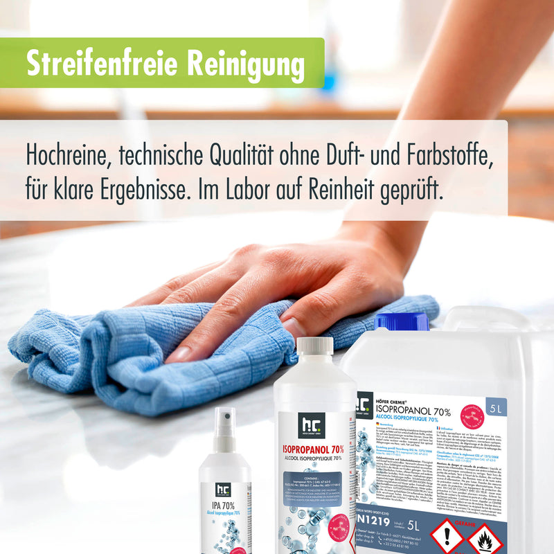 250 ml Höfer Chemie® Isopropanol 70% in Sprühflaschen