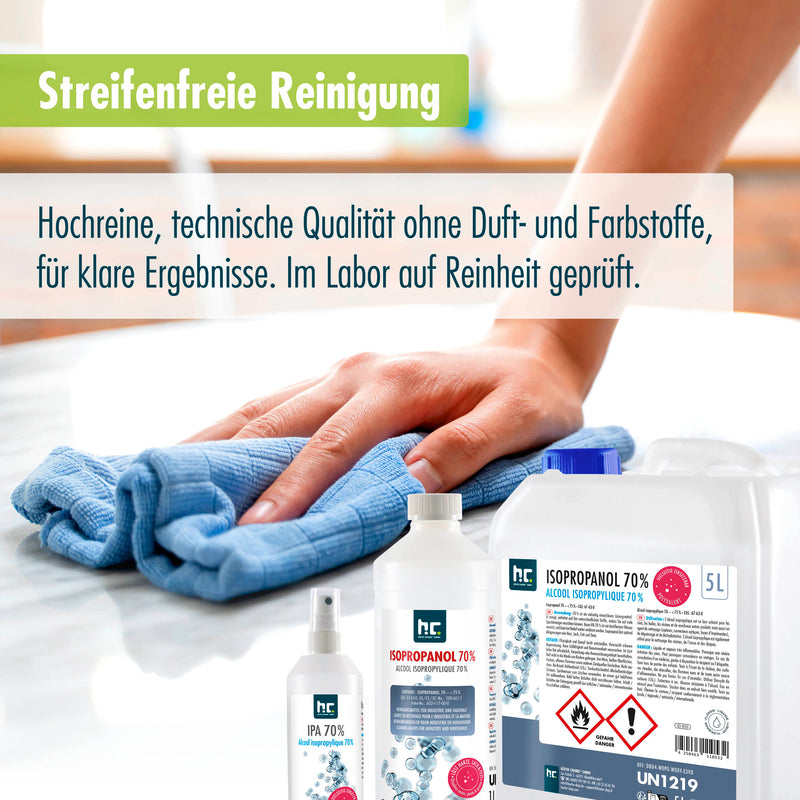 5 L Höfer Chemie® Isopropanol 70% in Kanistern - Höfer Chemie GmbH