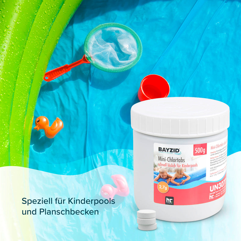 500 g BAYZID® Mini - Chlortabs 2,7 g für kleine Pools - Höfer Chemie GmbH