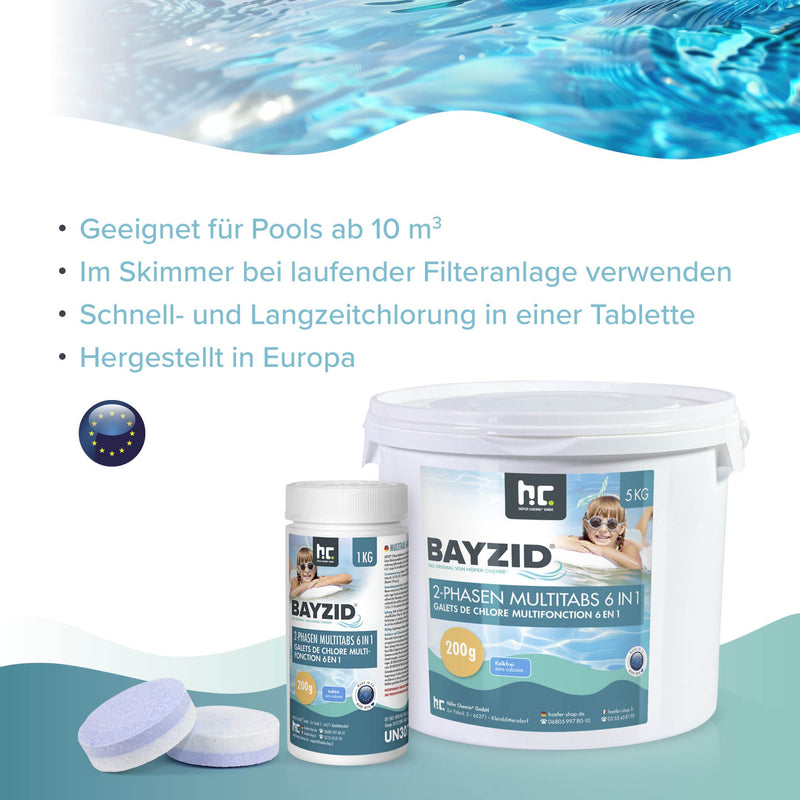 1 kg BAYZID® 2 - Phasen - Multitabs 200g 6in1 - Höfer Chemie GmbH