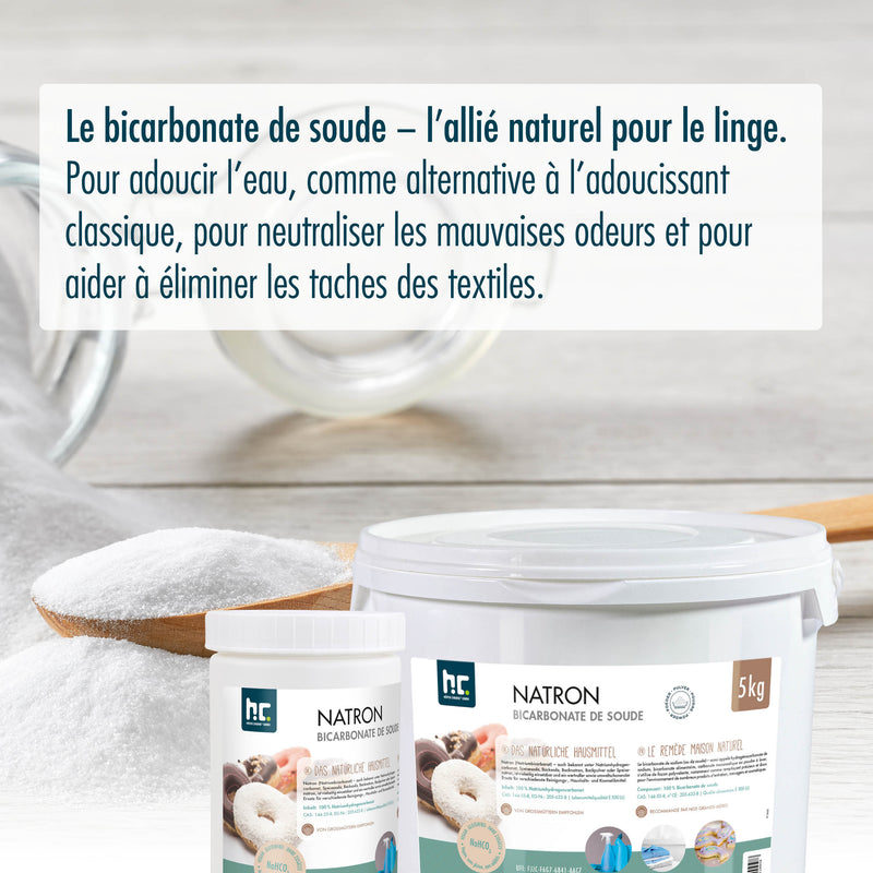 5 kg Natron Backsoda Natriumhydrogencarbonat in Lebensmittelqualität - Höfer Chemie GmbH