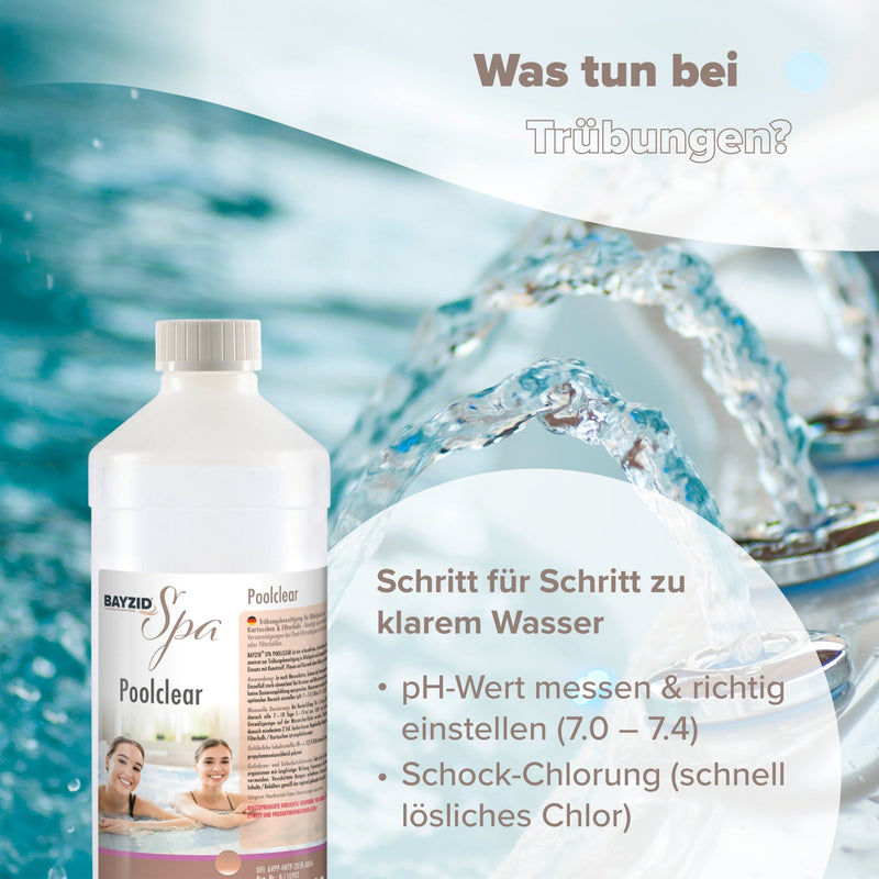 1L BAYZID® SPA Poolclear Trübungsbeseitigung - Höfer Chemie GmbH