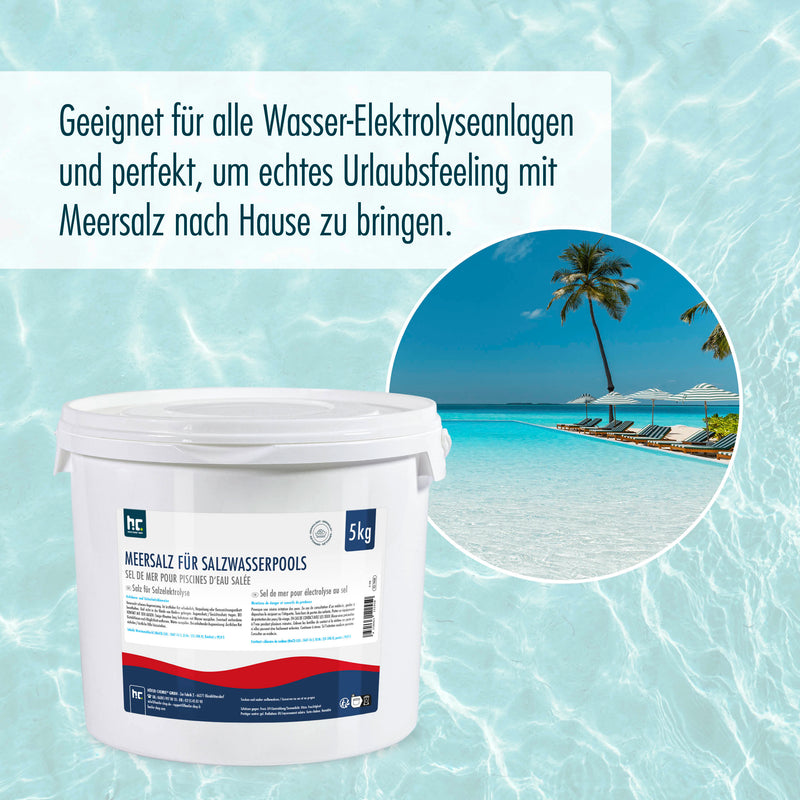 5 kg Meersalz für Salzwasserpools / Salzelektrolyse - Höfer Chemie GmbH