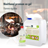 Bioéthanol premium en gel FLAMBIOL® en bidon de 5 L
