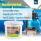 5 kg Premium Quarzsand Filtersand 0,71 - 1,25 mm