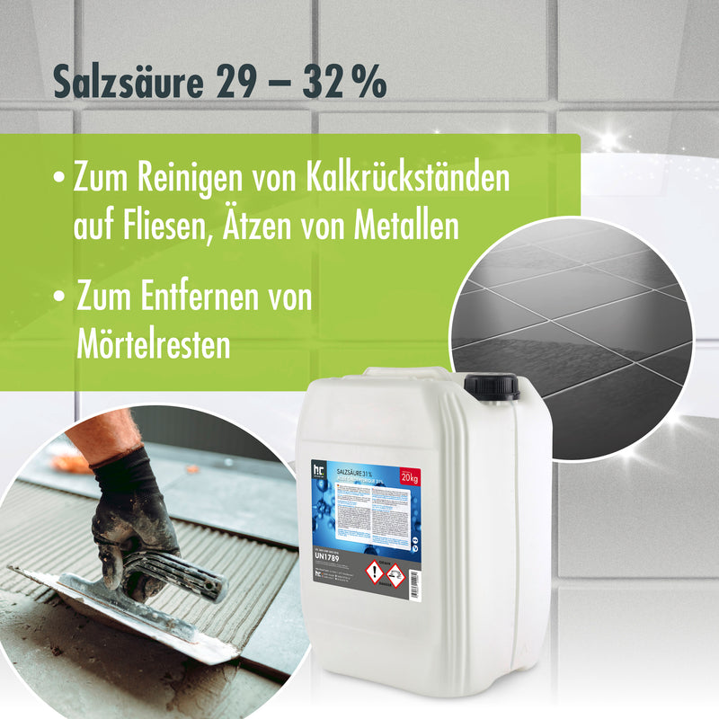 20 kg Höfer Chemie® Salzsäure 29-32%