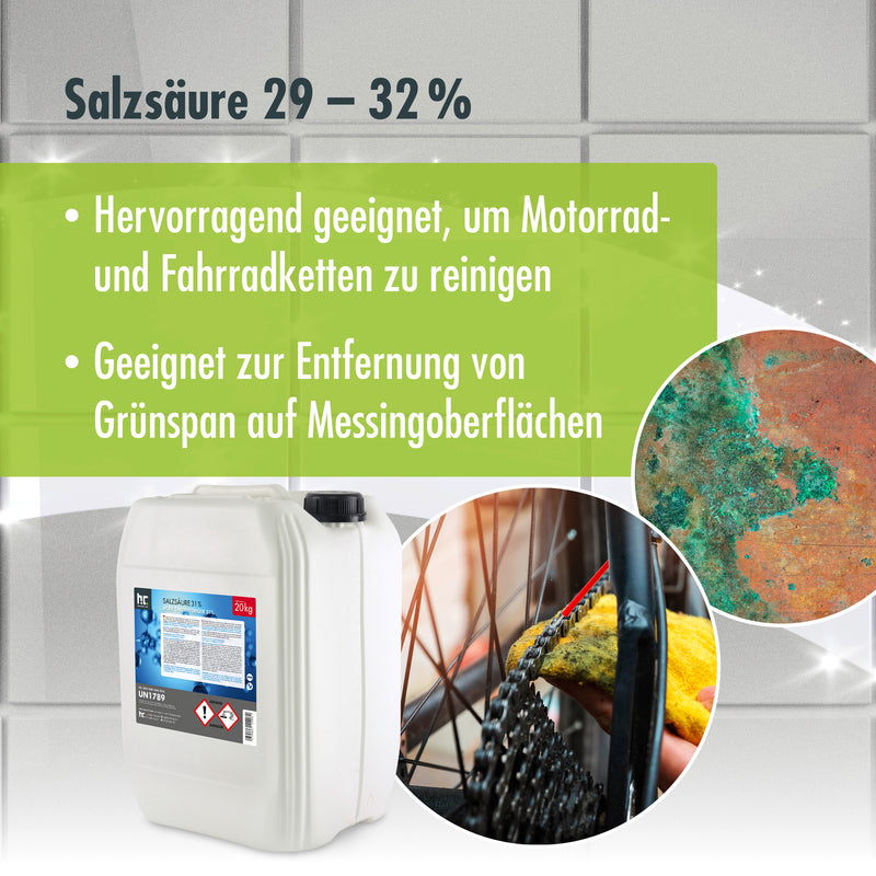20 kg Höfer Chemie® Salzsäure 29-32%