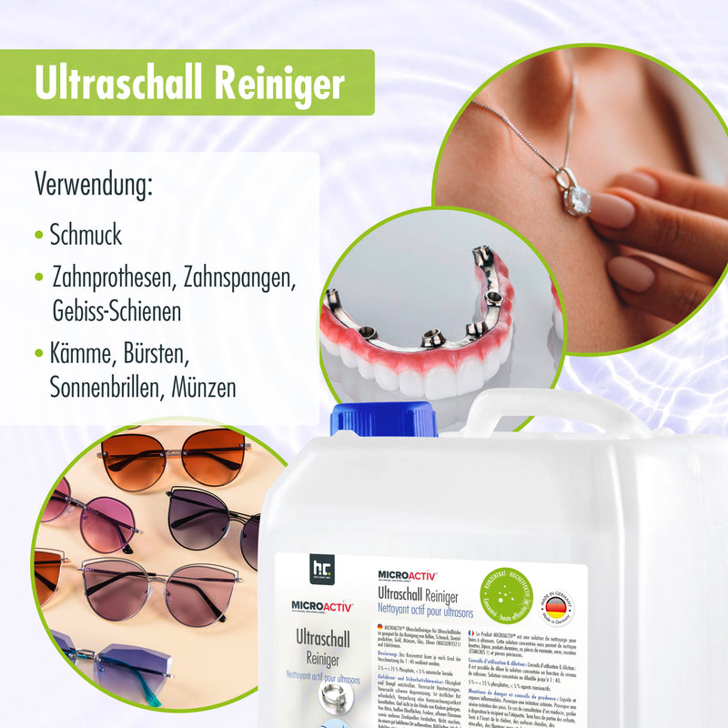 5 L Microactiv® Ultraschallreiniger für Ultraschallbad in Kanister