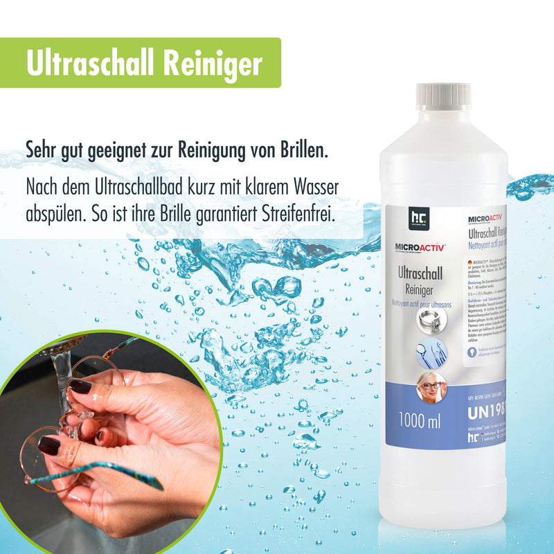1 L Microactiv® Ultraschallreiniger für Ultraschallbad in Flaschen