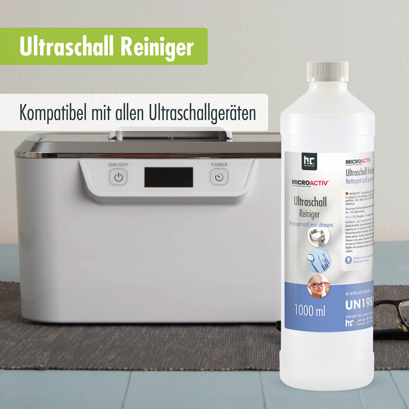 1 L Microactiv® Ultraschallreiniger für Ultraschallbad in Flaschen