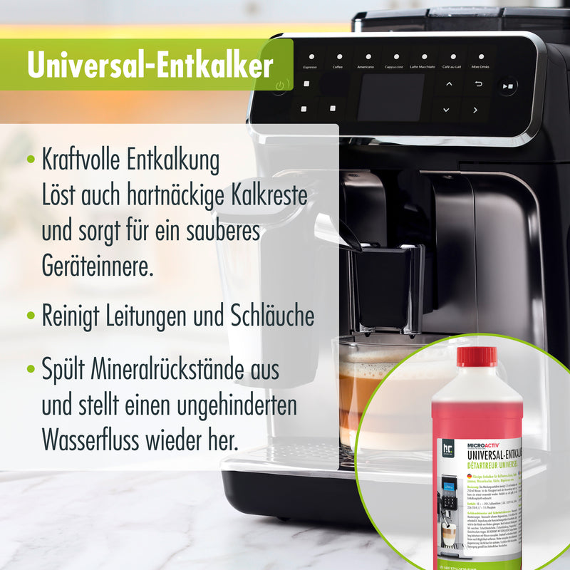 1 L Microactiv® Universal Entkalker mit Farbindikator