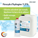 Péroxyde d'hydrogène 11,9 % Höfer Chemie®  en bidon de 10 L