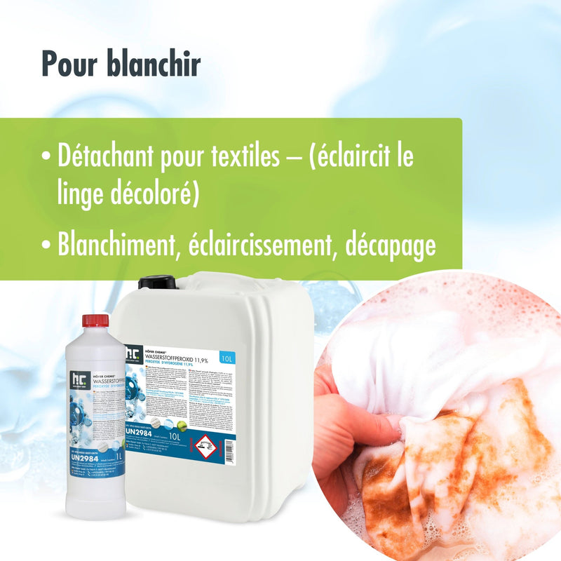10 L Höfer Chemie® Wasserstoffperoxid 11,9% in Kanister - Höfer Chemie GmbH