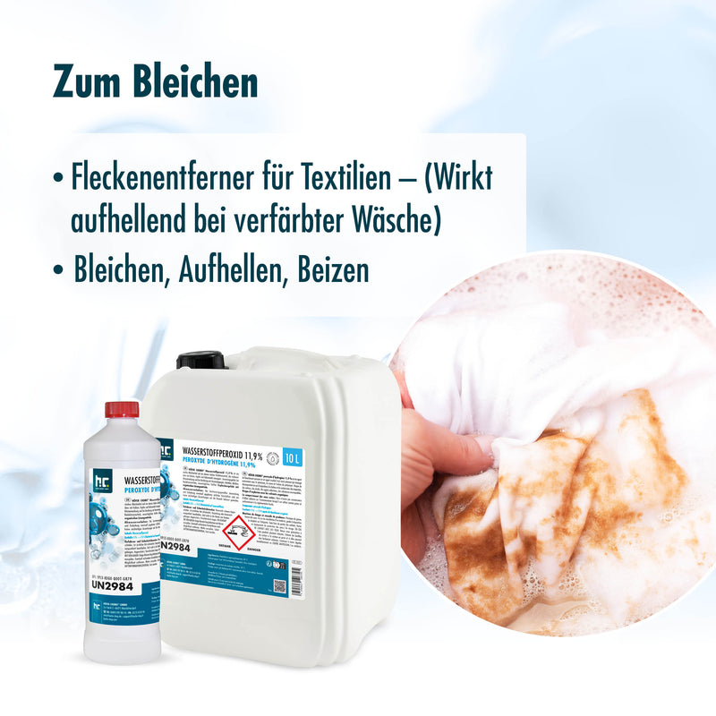 1 L Höfer Chemie® Wasserstoffperoxid 11,9% in Flaschen - Höfer Chemie GmbH