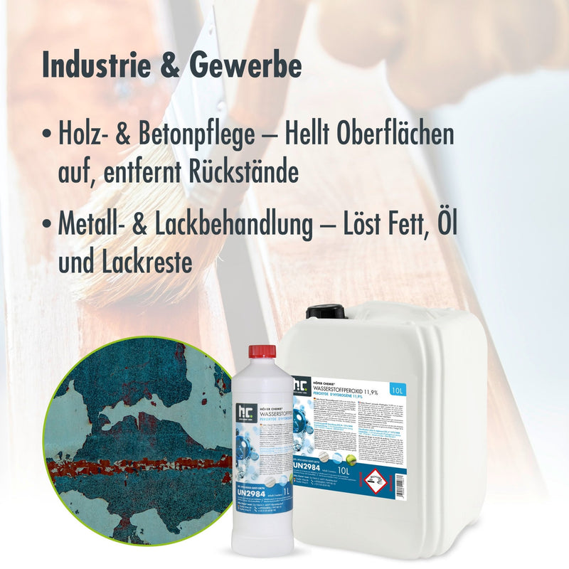 10 L Höfer Chemie® Wasserstoffperoxid 11,9% in Kanister - Höfer Chemie GmbH