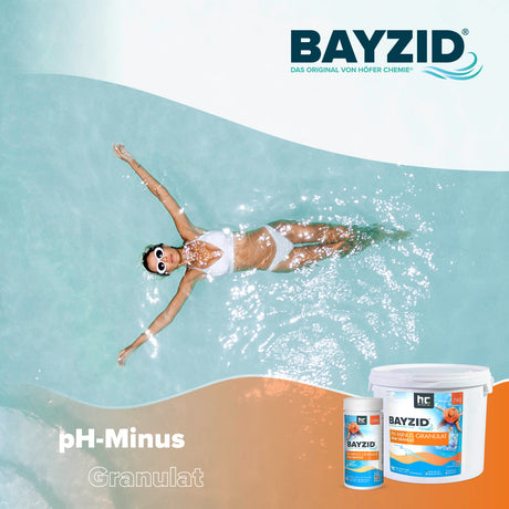 7 kg BAYZID® pH Minus Granulat für den Pool - Höfer Chemie GmbH