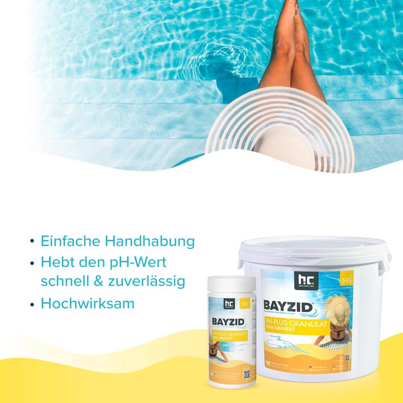 5 kg BAYZID® pH Plus Granulat für den Pool in Eimer - Höfer Chemie GmbH