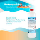 1 kg BAYZID® pH Minus flüssig 14,9% für Pools in Flaschen - Höfer Chemie GmbH