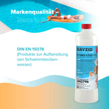 1 kg BAYZID® pH Minus flüssig 14,9% für Pools in Flaschen