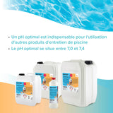 1 kg BAYZID® pH Minus flüssig 14,9% für Pools in Flaschen - Höfer Chemie GmbH