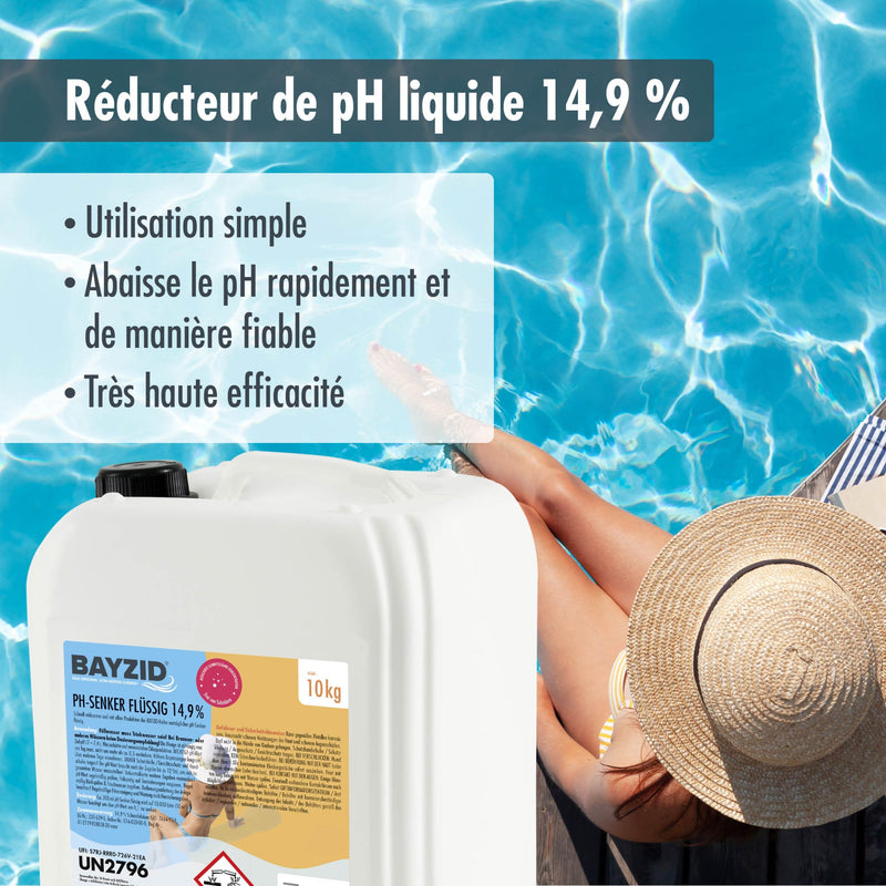 10 kg BAYZID® pH Minus flüssig 14,9% in Kanister - Höfer Chemie GmbH