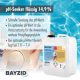 5 kg BAYZID® pH Minus flüssig 14,9% in Kanister - Höfer Chemie GmbH