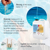 5 kg BAYZID® pH Minus flüssig 14,9% in Kanister - Höfer Chemie GmbH