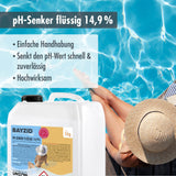5 kg BAYZID® pH Minus flüssig 14,9% in Kanister - Höfer Chemie GmbH