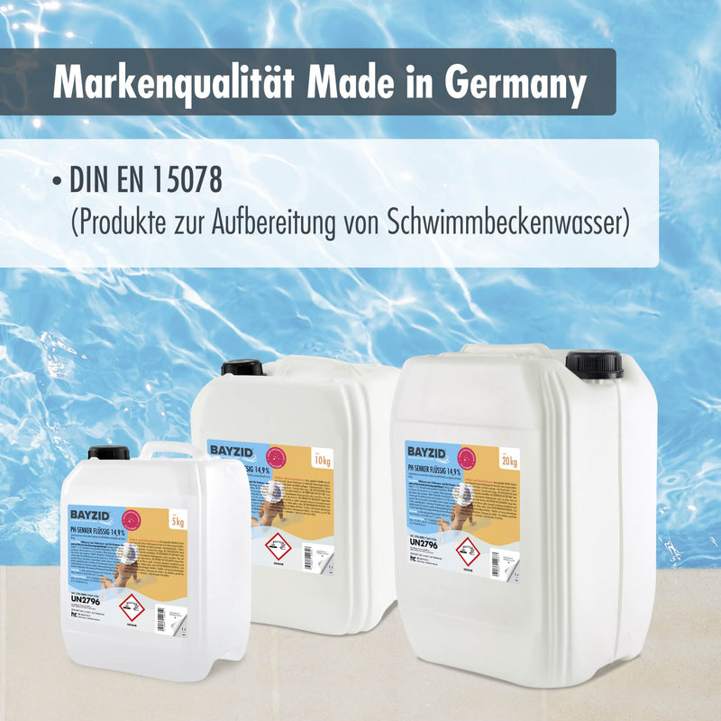 5 kg BAYZID® pH Minus flüssig 14,9% in Kanister - Höfer Chemie GmbH