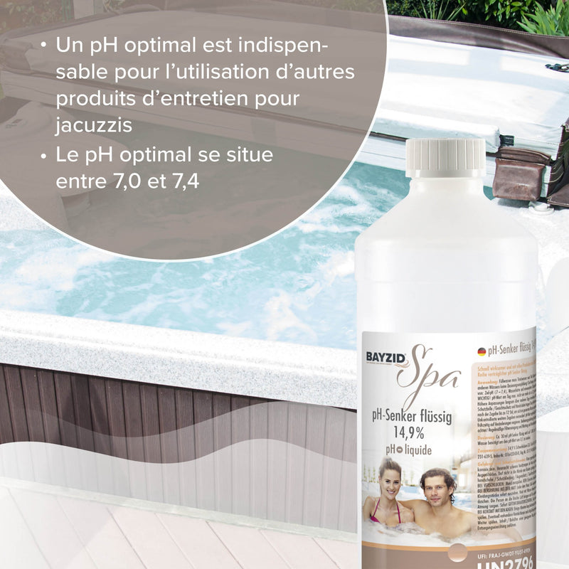 1 kg BAYZID® SPA pH Minus flüssig 14,9% - Höfer Chemie GmbH