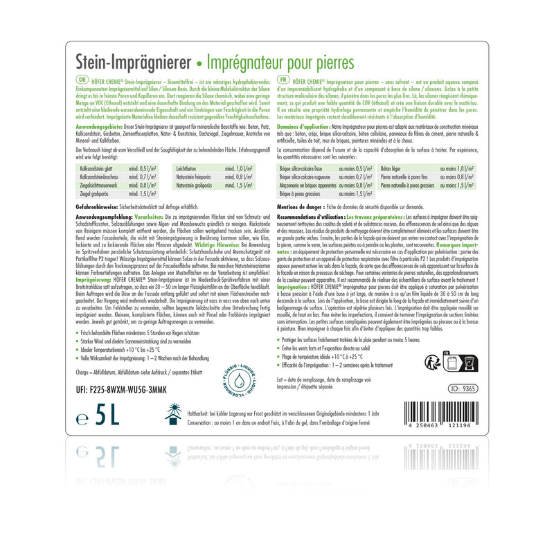 5 L Höfer Chemie® Steinimprägnierung in Kanister - Höfer Chemie GmbH