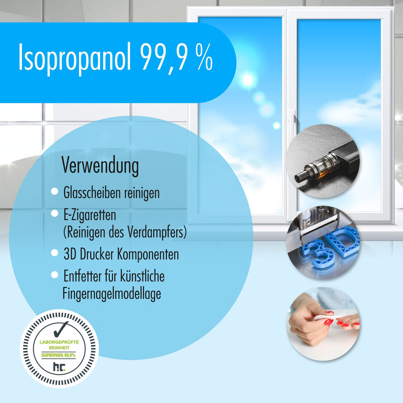 1 L Höfer Chemie® Isopropanol 99,9% in flessen