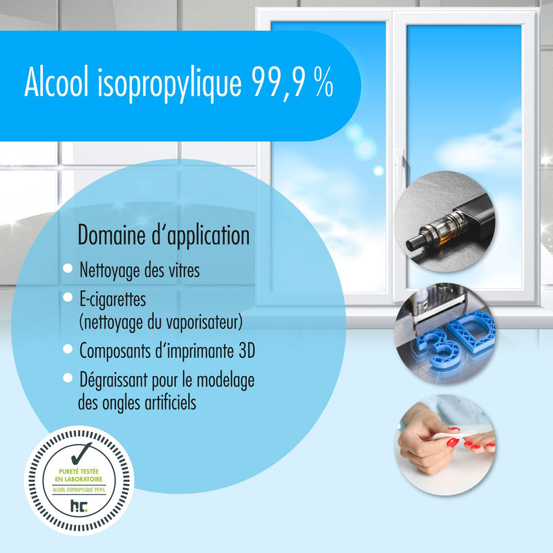 1 L Höfer Chemie® Isopropanol 99,9% in flessen