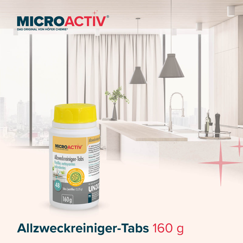 160 g Microactiv® Allzweckreiniger Tabs