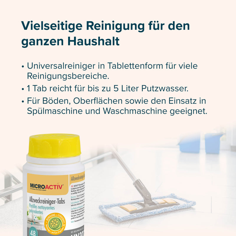160 g Microactiv® Allzweckreiniger Tabs