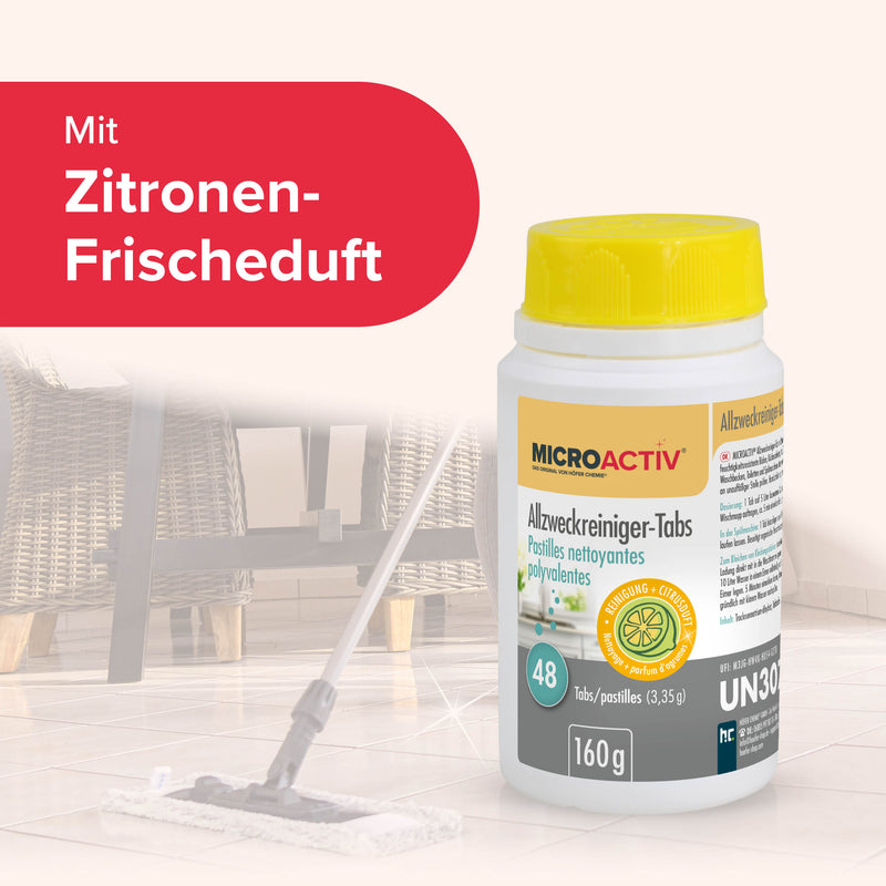 160 g Microactiv® Allzweckreiniger Tabs