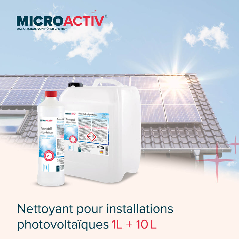 10 L MICROACTIV® Photovoltaik Anlagen Reiniger - Höfer Chemie GmbH
