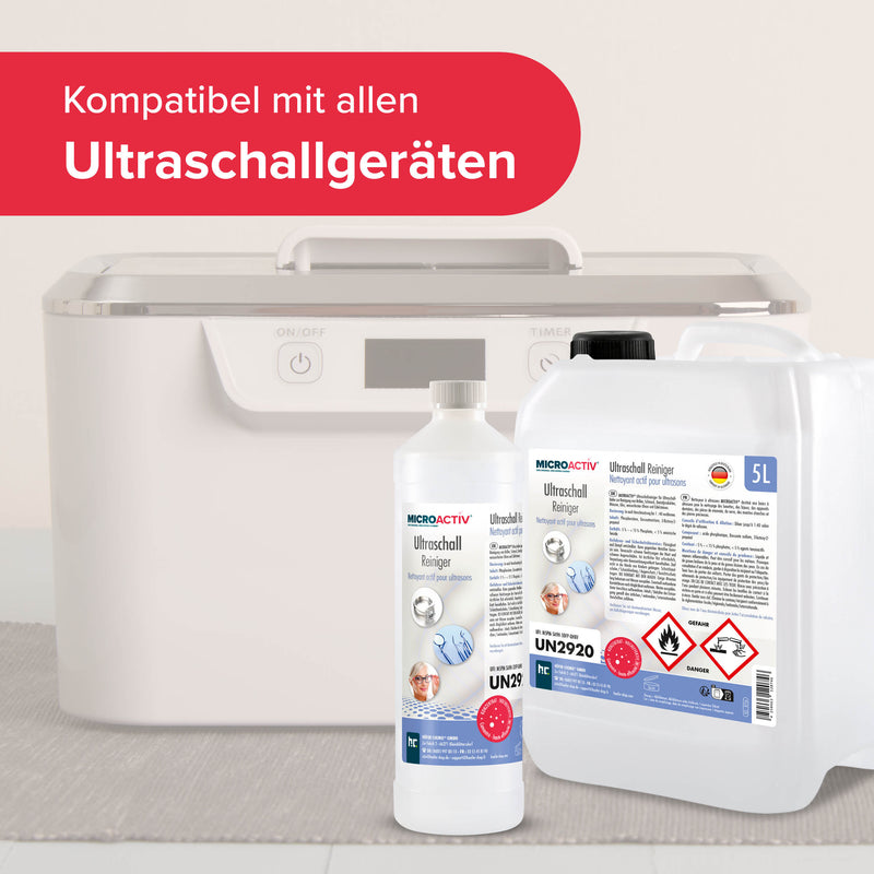 1 L Microactiv® Ultraschallreiniger Flüssig-Konzentrat für Ultraschallbad